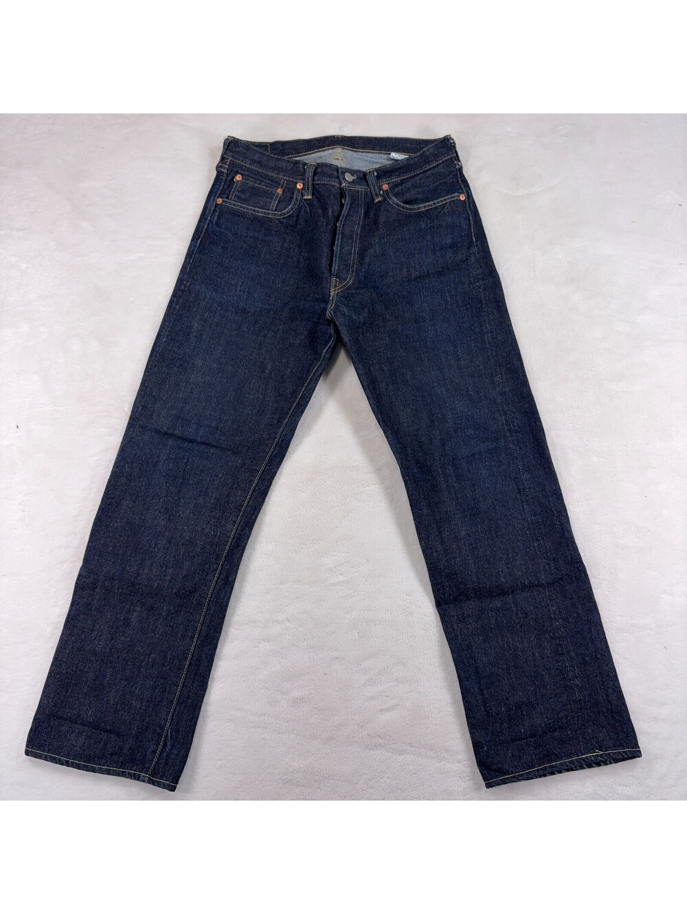 Sugar Cane 1947 Selvedge Denim Jeans Mens 33x34  ~ 30.5 in W Dark Wash Japan